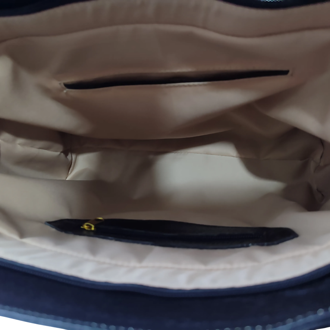 Cartera sofia en cuero - negro - RagazzaBolsos