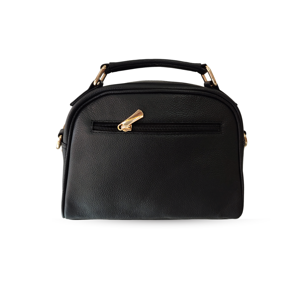 Manos libres con función de cartera de mujer en cuero color negro Ref. 2804