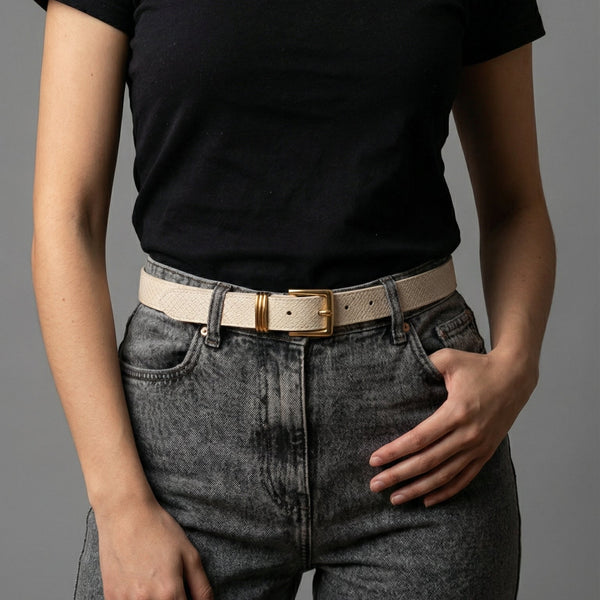 CLASSIC EN CUERO BEIGE