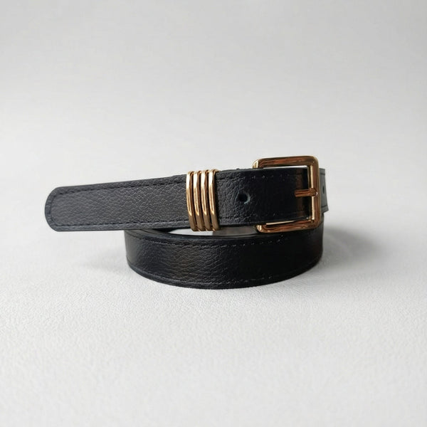 CLASSIC EN CUERO LISO NEGRO